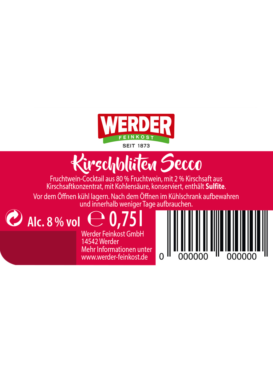WERDER Kirschblüten Secco