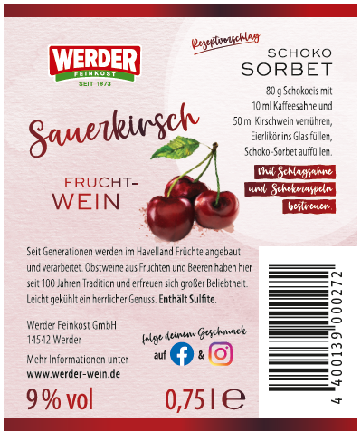 Sauerkirsch Wein