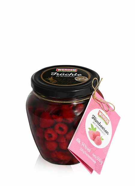 Himbeeren mit Himbeergeist
